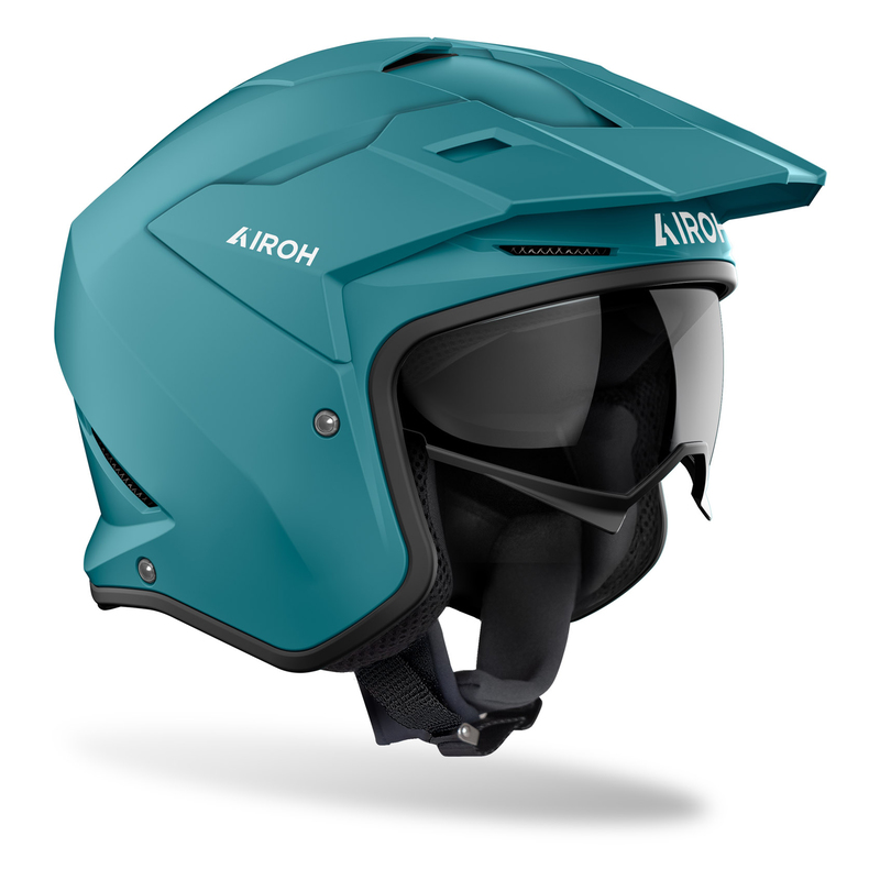 KASK MOTOCYKLOWY AIROH KOMBAKT COLOR PETROL GREEN MATT