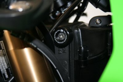 ODBOJNIKI KIEROWNICY RG RACING ZX-10R 04- 05, 08- 10/ZX636 03- 04/ZX636 19- BLACK