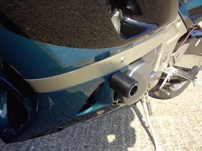 CRASHPADY CLASSIC RG RACING KAWASAKI ZZR600 D/E BLACK
