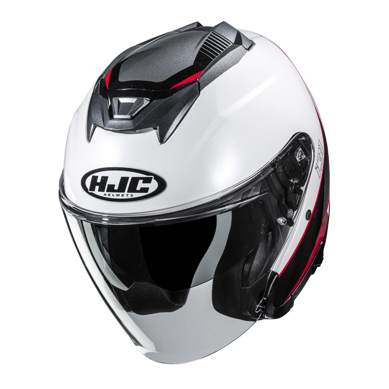 KASK MOTOCYKLOWY HJC I31 TARO WHITE RED XXL