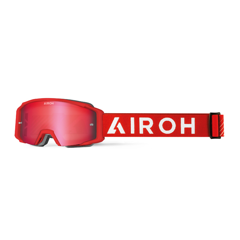 GOGLE AIROH BLAST XR1 RED MATT - SZYBA RED MIRRORED (1 SZYBA W ZESTAWIE)
