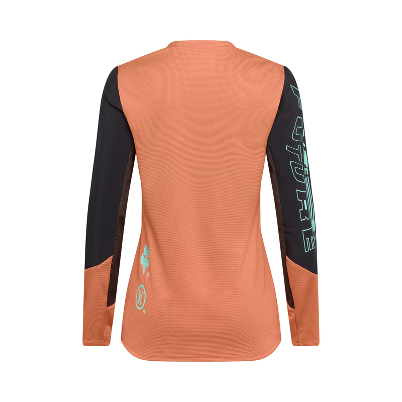 KOSZULKA ROWEROWA Z DŁUGIM RĘKAWEM DAMSKA FOX DEFEND ELEVATED CORAL S