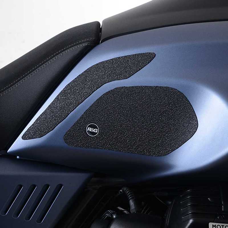 NAKLEJKA NA BAK TANKPAD ANTYPOŚLIZGOWY 4 CZĘŚCI RG RACING MOTO GUZZI V85TT, BLACK