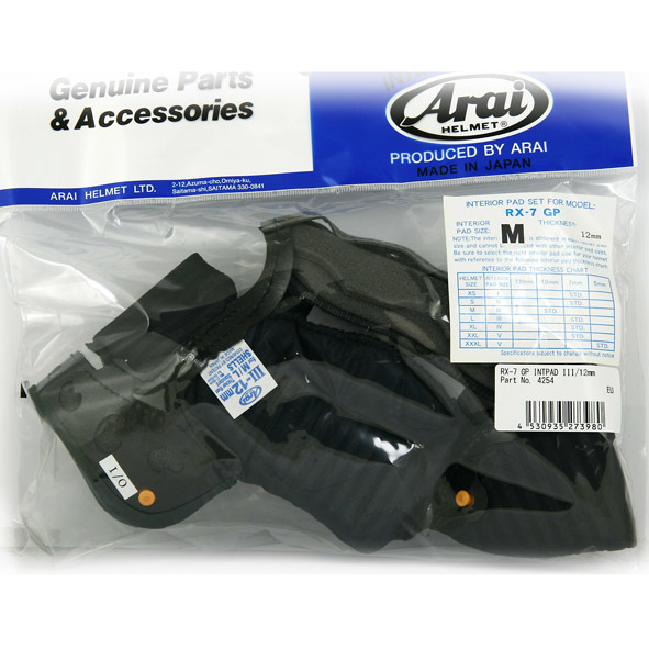 WYŚCIÓŁKA DO KASKU ARAI RX-7 GP M/L (5MM)