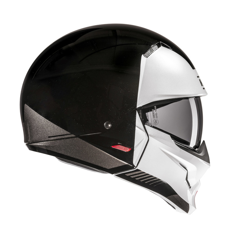 KASK MOTOCYKLOWY HJC I20N VENA WHITE BLACK S