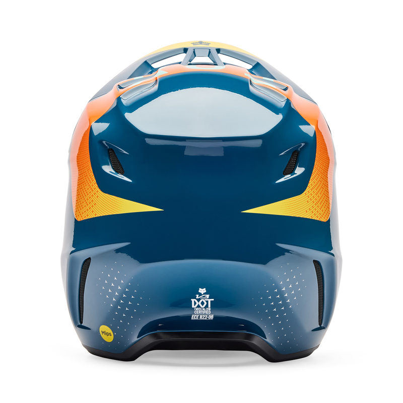 KASK MOTOCYKLOWY FOX V3 TINE TWILIGHT