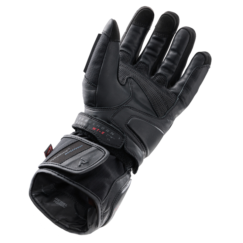 RĘKAWICE MOTOCYKLOWE REBELHORN SUMMIT WINTER WP BLACK