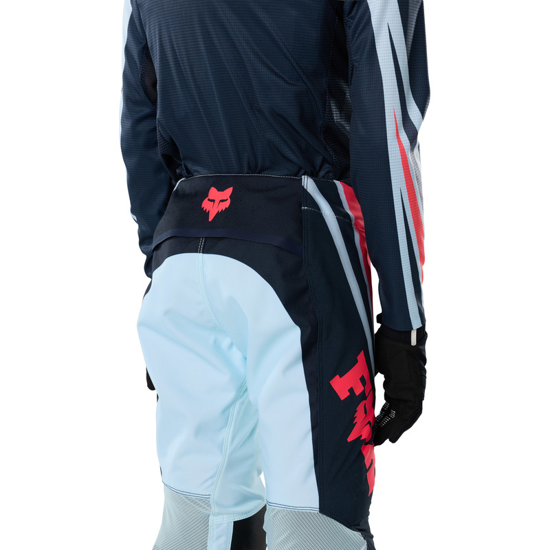 SPODNIE MOTOCYKLOWE JUNIOR FOX FLEXAIR ARC ICE BLUE 22