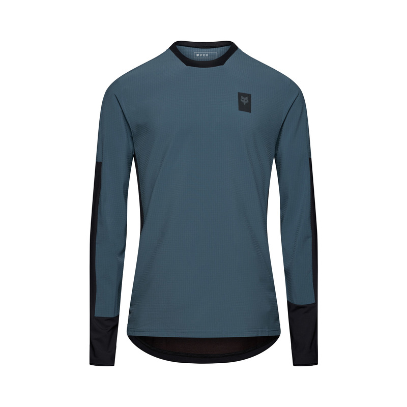 KOSZULKA ROWEROWA Z DŁUGIM RĘKAWEM FOX DEFEND THERMAL DEEP COBALT XL
