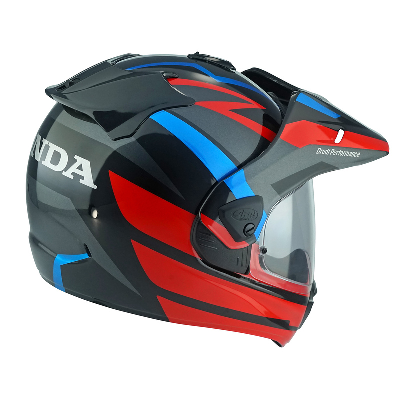 KASK MOTOCYKLOWY ARAI TOUR-X5 HONDA AFRICA TWIN RED XS