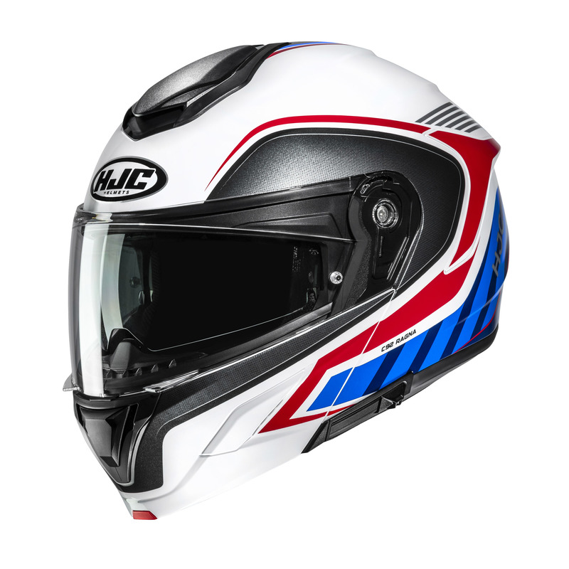 KASK MOTOCYKLOWY HJC C92 RAGNA WHITE BLUE XS