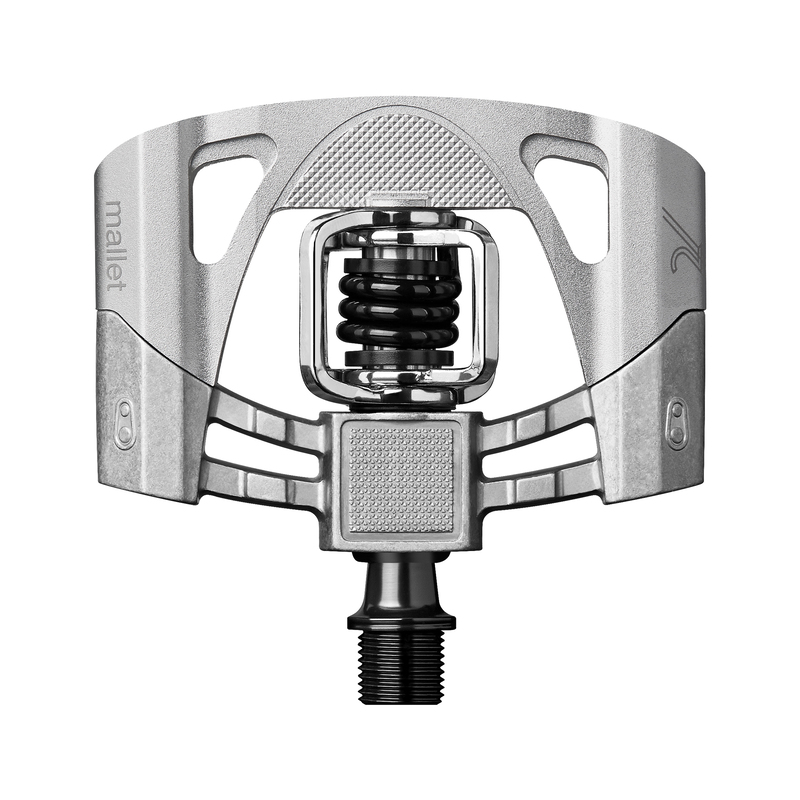 PEDAŁY ROWEROWE CRANKBROTHERS MALLET 2 RAW SILVER/BLACK