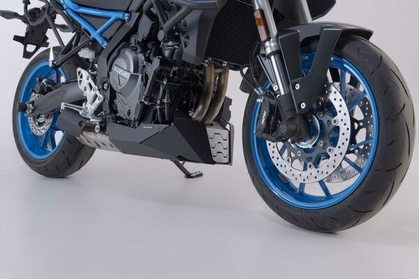 PRZEDNI SPOILER PŁUG SW-MOTECH SUZUKI GSX-8S (22-) BLACK/SILVER