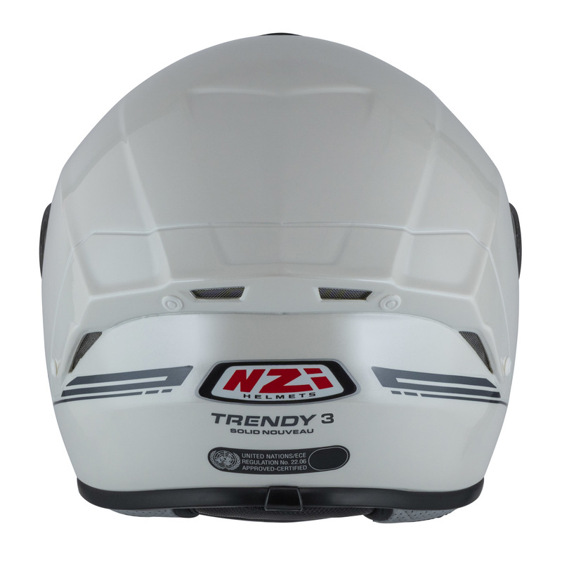 KASK MOTOCYKLOWY NZI TRENDY STREAM SOLID NOUVEAU WHITE