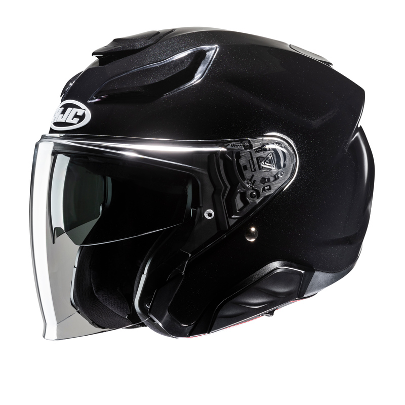 KASK MOTOCYKLOWY HJC F31 SOLID METAL BLACK XXL