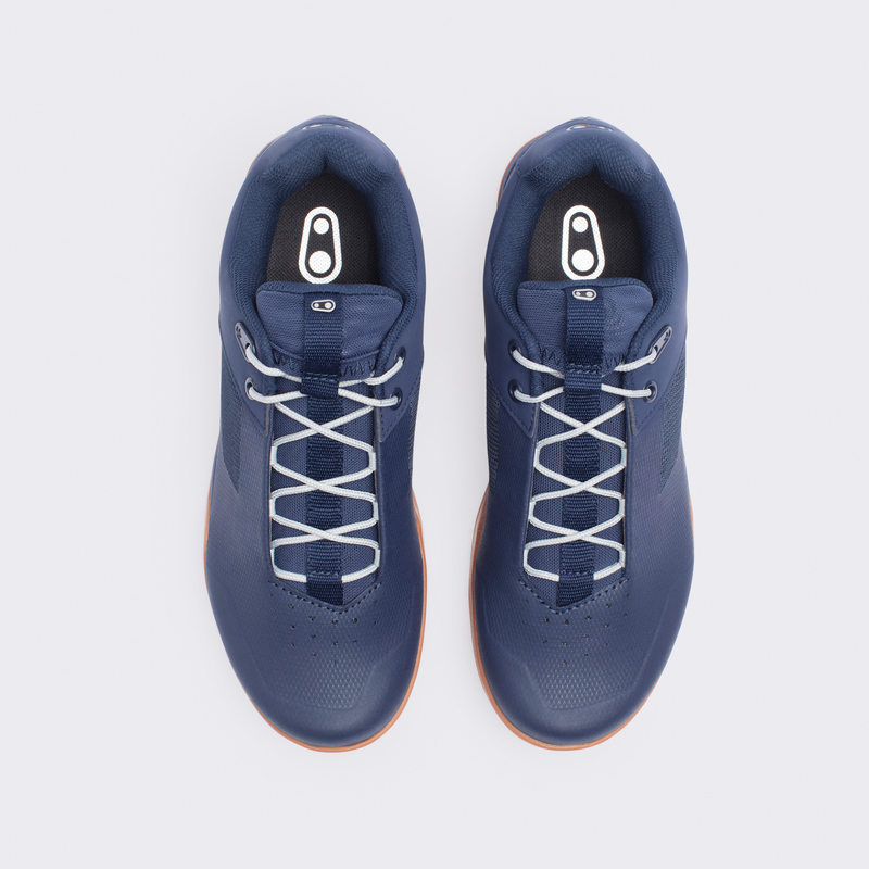 BUTY CRANKBROTHERS STAMP LACE NAVY SILVER - GUM OUTSOLE 11.5 (45 EU)
