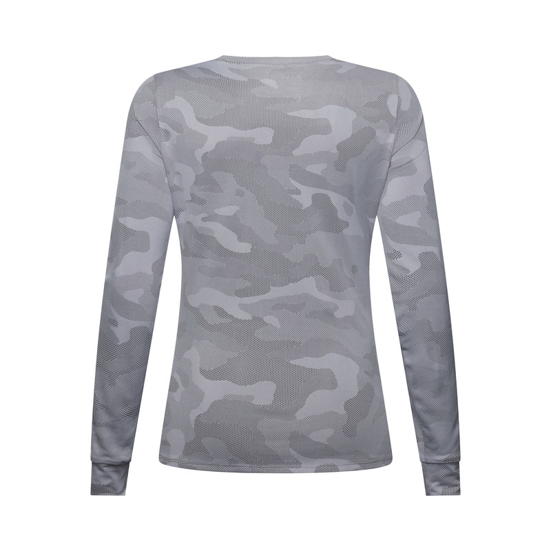 KOSZULKA ROWEROWA Z DŁUGIM RĘKAWEM DAMSKA FOX RANGER TRU DRI LS PEWTER S