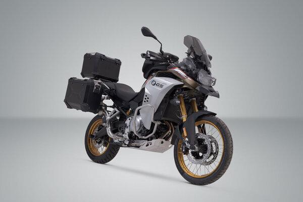 ZESTAW BAGAŻOWY ADVENTURE SW-MOTECH BMW F 850 GS ADV (20-)INOX RACKS BLACK