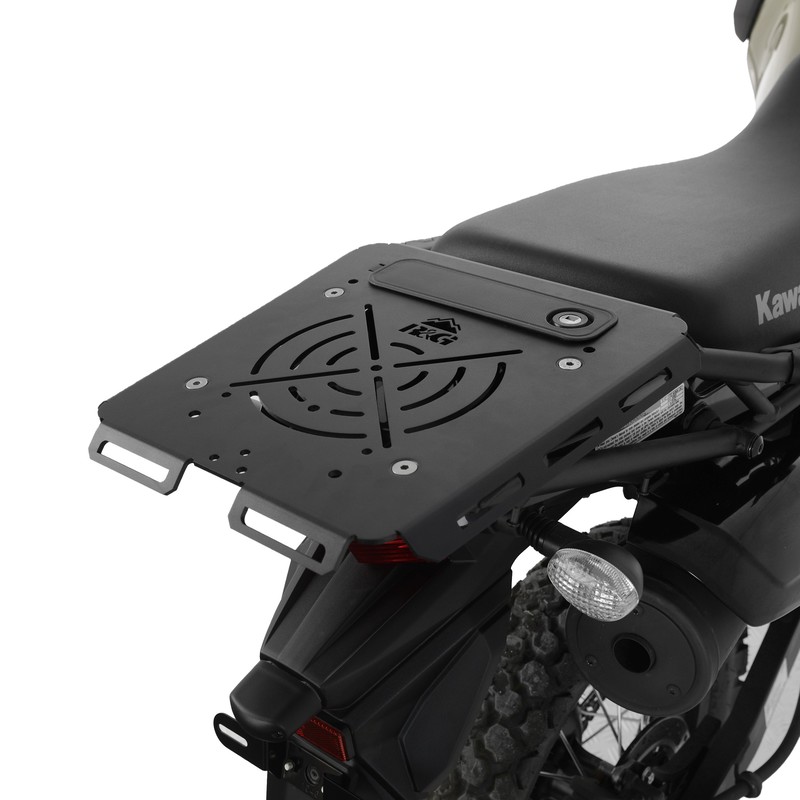 STELAŻ POD PŁYTĘ MONTAŻOWĄ ADVENTURE RACK RG RACING, KAWASAKI KLR650 22- BLACK