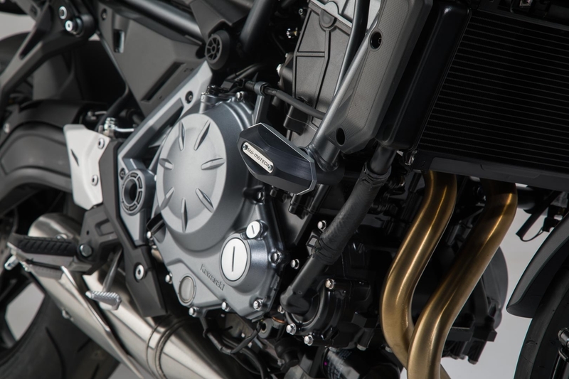 CRASHPADY SW-MOTECH KAWASAKI Z650 (16-)/ Z650RS (21-) BLACK