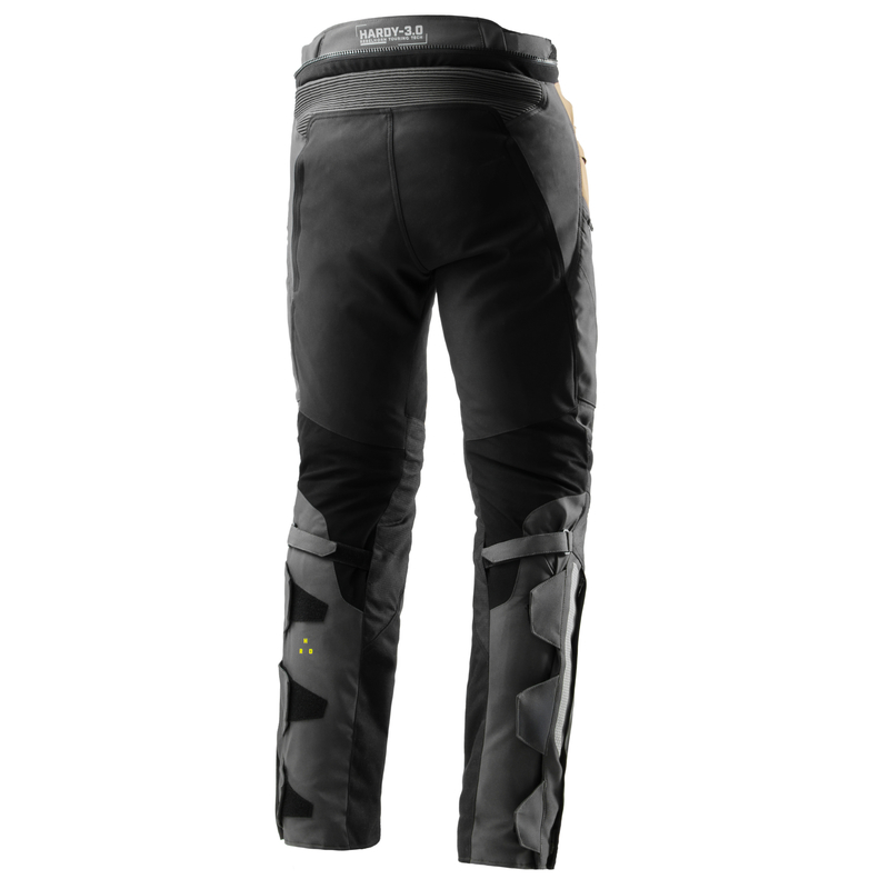 SPODNIE MOTOCYKLOWE TEKSTYLNE REBELHORN HARDY 3.0 DESERT GREY RED