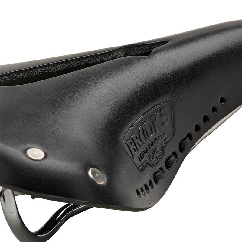 SIODEŁKO SKÓRZANE BROOKS B17 CARVED SHORT BLACK