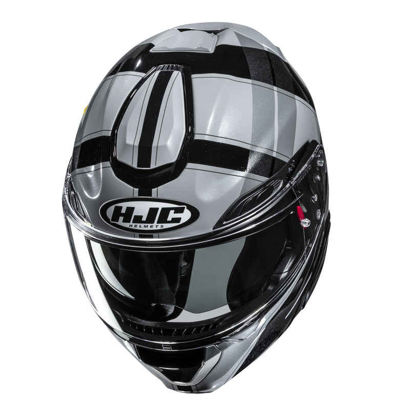KASK MOTOCYKLOWY HJC RPHA91 RIU BLACK GREY XS