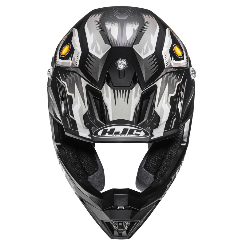 KASK MOTOCYKLOWY HJC C50 MECHA BEAST BLACK GREY