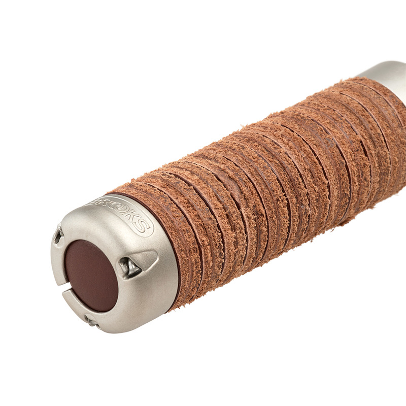 GRIPS BROOKS PLUMP LEATHER A. BROWN
