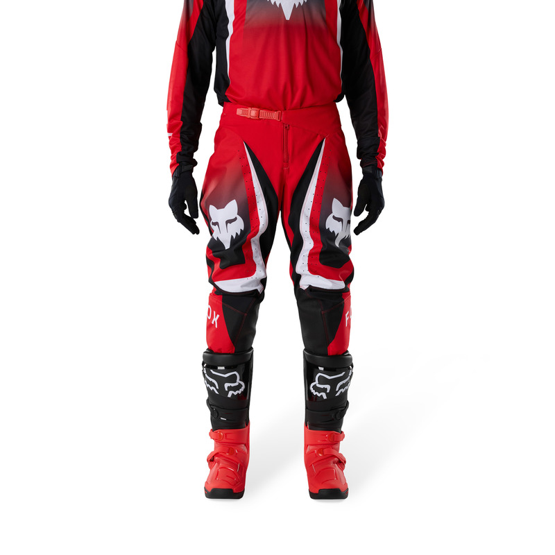 SPODNIE MOTOCYKLOWE FOX 180 FRAME EXTD SIZES RED