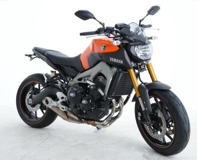 CRASHPADY AERO RG RACING YAMAHA MT-09/MT-09 SP 18-/MT-09 TRACER/TRACER 900 GT BLACK