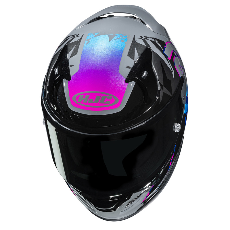 KASK MOTOCYKLOWY HJC RPHA12 KATE GREY PURPLE
