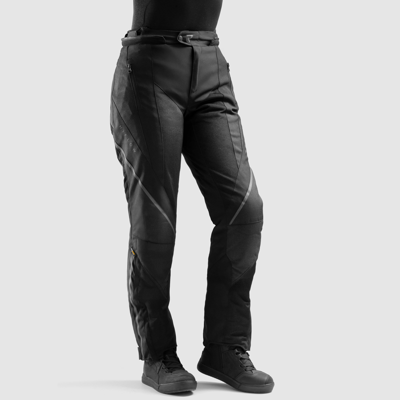 SPODNIE MOTOCYKLOWE TEKSTYLNE DAMSKIE REBELHORN HIFLOW 5 BLACK WXS