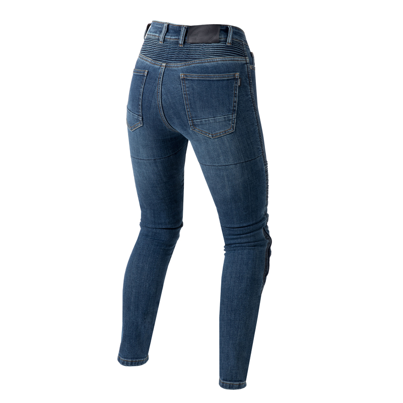JEANSY MOTOCYKLOWE DAMSKIE OZONE AGNESS 2 WASHED BLUE
