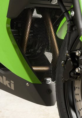OSŁONA KOLEKTORÓW WYDECHOWYCH RG RACING KAWASAKI NINJA 300/NINJA 250 13- 17 BLACK