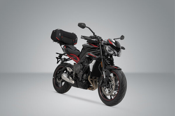 ZESTAW TORBA TYLNA I STELAŻ SW-MOTECH RACKPACK HONDA NC750X / NC750S (16-) BLACK