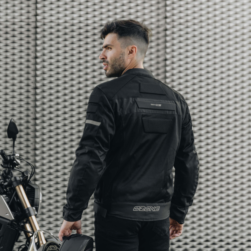 KURTKA MOTOCYKLOWA TEKSTYLNA OZONE DART BLACK