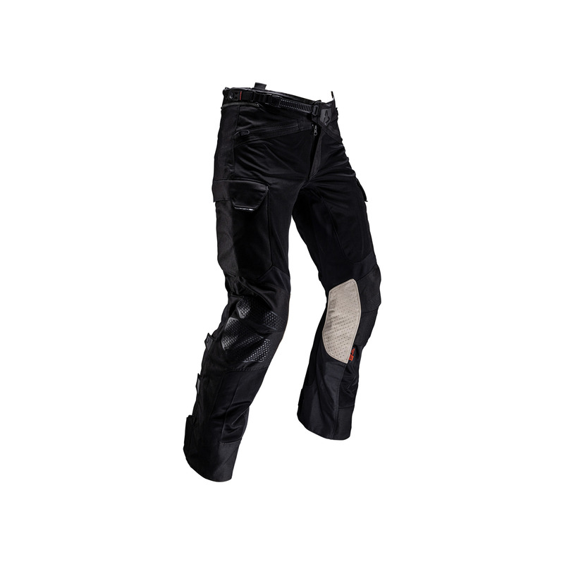 SPODNIE MOTOCYKLOWE TEKSTYLNE LEATT ADV FLOWTOUR 5.5 STEALTH BLACK GREY