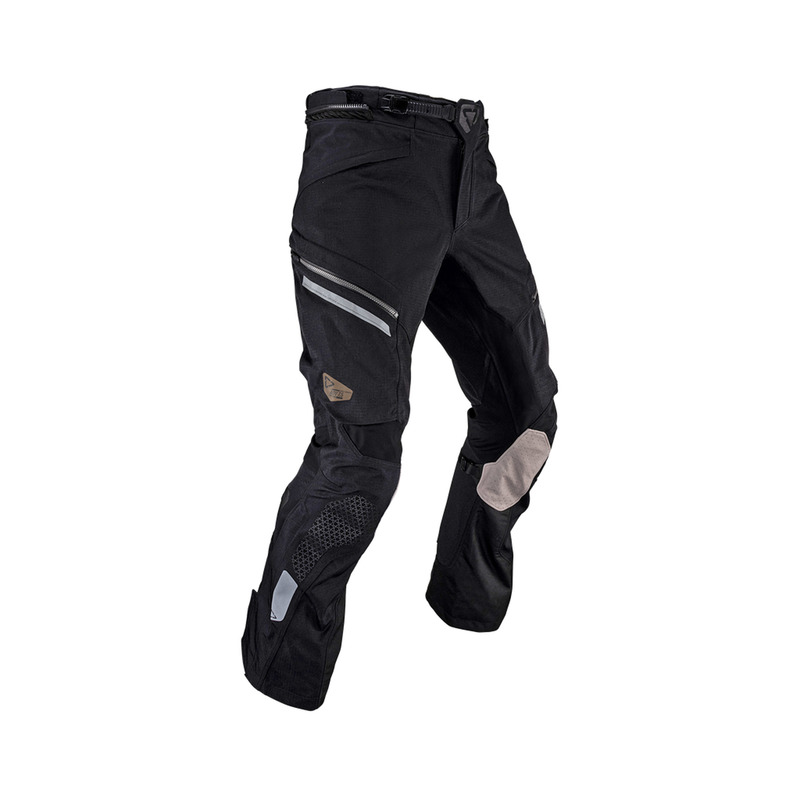 SPODNIE MOTOCYKLOWE TEKSTYLNE LEATT ADV DRITOUR 7.5 STEALTH BLACK GREY