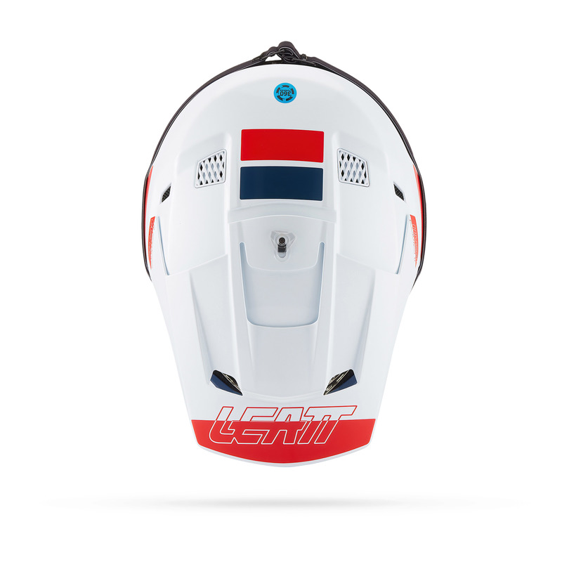 KASK MOTOCYKLOWY Z GOGLAMI LEATT KIT MOTO 3.5 WHITE M