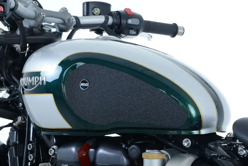 NAKLEJKA NA BAK TANKPAD ANTYPOŚLIZGOWY 2 CZĘŚCI RG RACING TRIUMPH BONNEVILLE BOBBER (17-) CLEAR