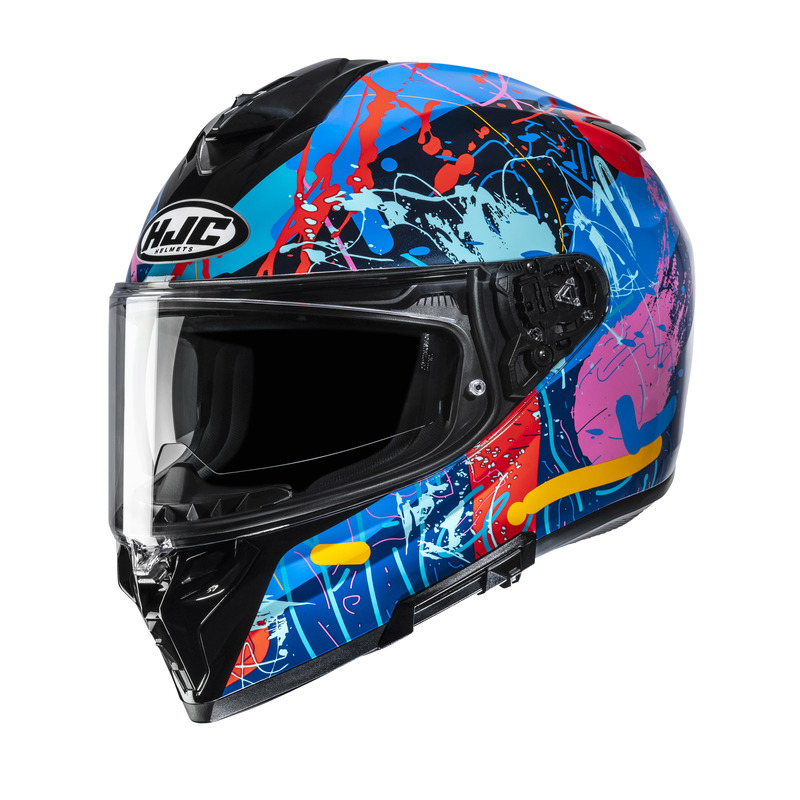 KASK MOTOCYKLOWY HJC I72 ELECTRA BLUE PINK M
