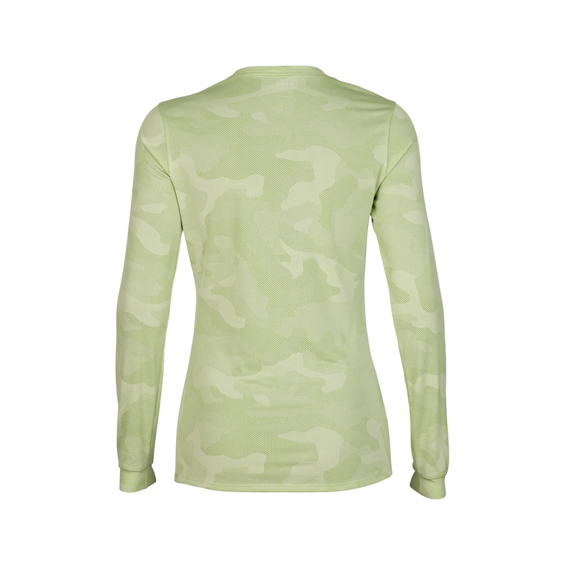 KOSZULKA ROWEROWA Z DŁUGIM RĘKAWEM DAMSKA FOX RANGER TRU DRI CACTUS XS