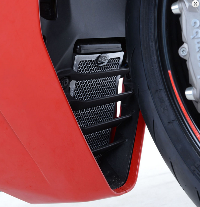 OSŁONA CHŁODNICY OLEJU RG RACING DUCATI SUPERSPORT (S) (17-) SILVER