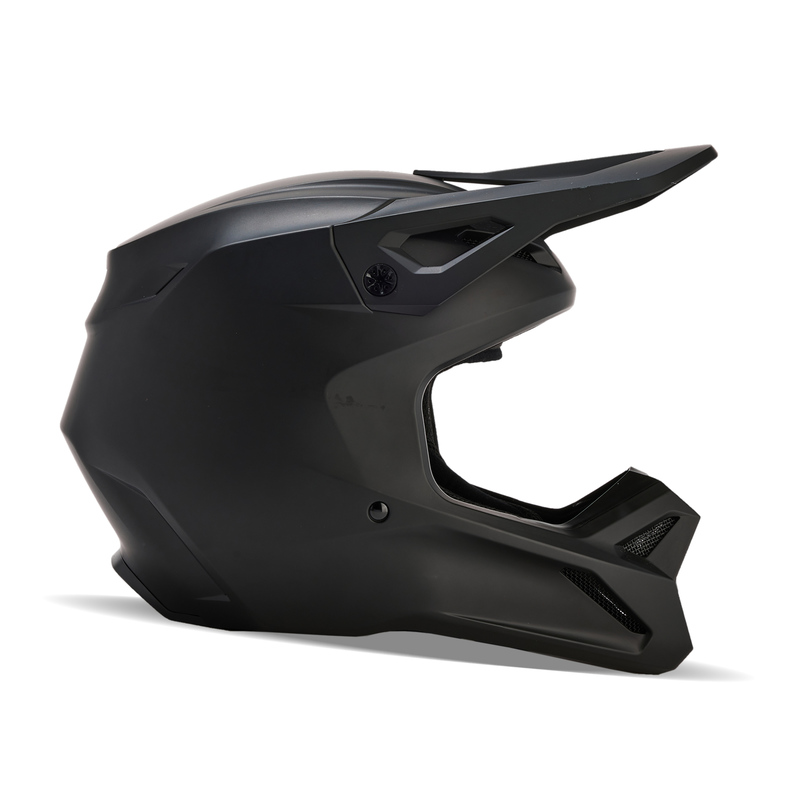 KASK MOTOCYKLOWY FOX V1 SOLID MATTE BLACK
