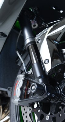 SLIDERY PRZEDNIEGO ZAWIESZENIA RG RACING KAWASAKI H2 / H2R BLACK