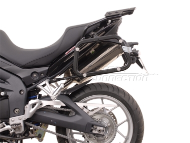 ZESTAW KUFRÓW BOCZNYCH TRAX ADV I STELAŻY SW-MOTECH TRIUMPH TIGER 1050 (06-12) BLACK 45/37L