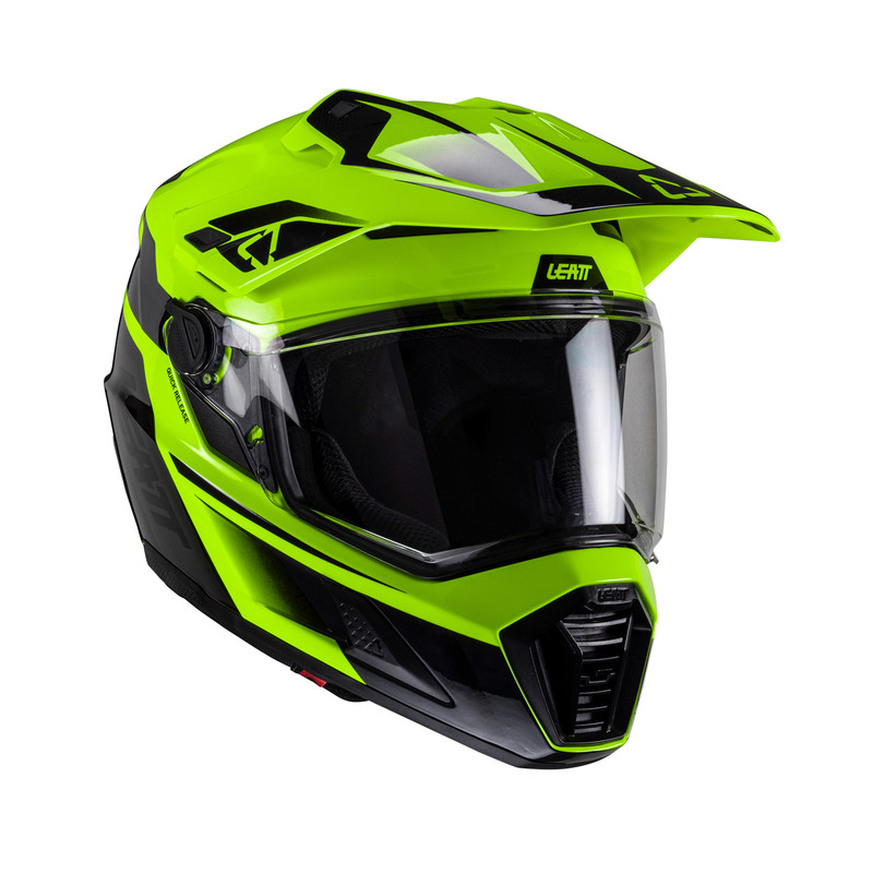 KASK MOTOCYKLOWY Z GOGLAMI LEATT KIT ADV 8.5 HI-VIZ