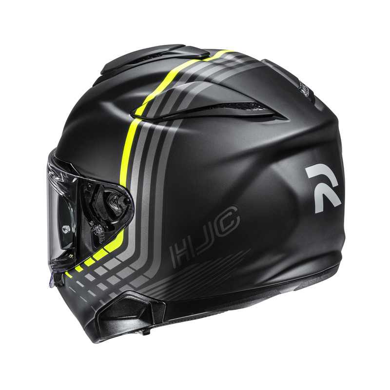 KASK MOTOCYKLOWY HJC RPHA72 VELDINE BLACK YELLOW XL