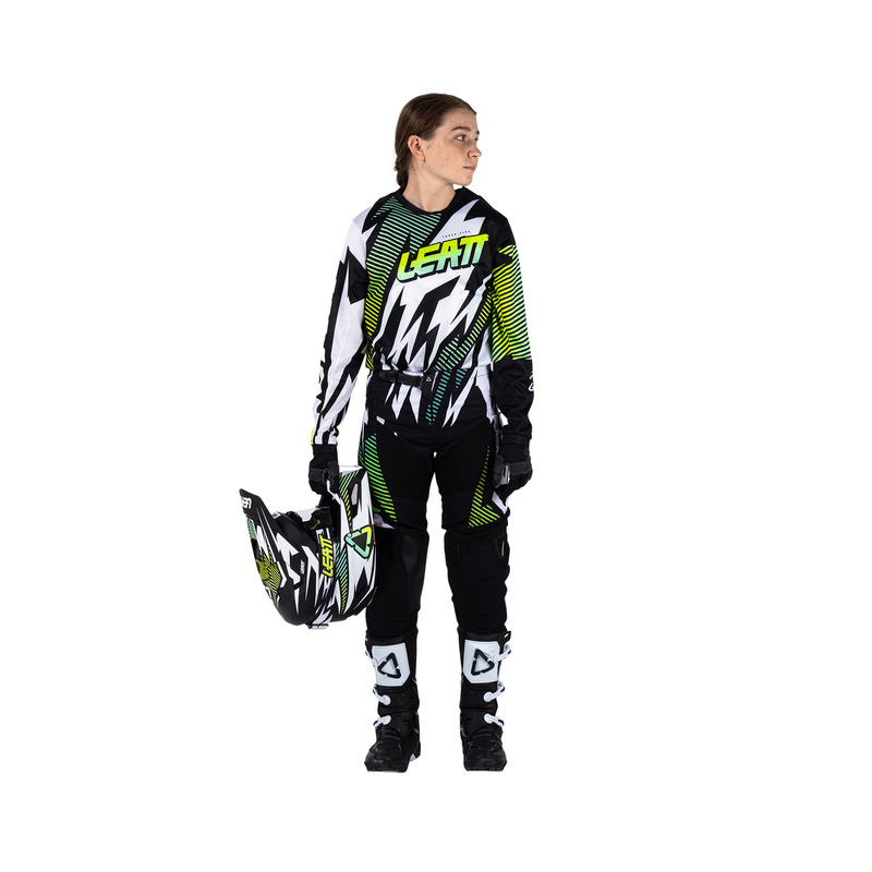 STRÓJ OFFROADOWY BLUZA I SPODNIE JUNIOR LEATT RIDE KIT 3.5 STORM TEAL